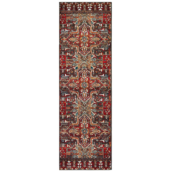Oriental Weavers Sedona Indoor Area Rug - Vibrant Earth Tones With Global Designs For A Stylish Home Accent Red,Orange Polypropylene S9575a068230st