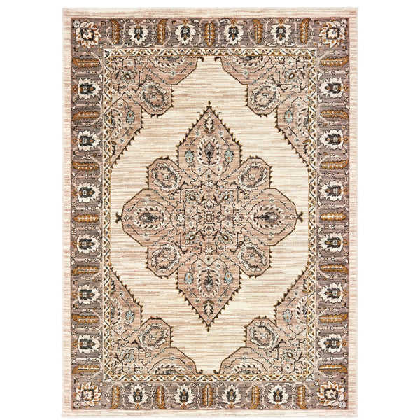 Oriental Weavers Sedona Indoor Area Rug – Vibrant Earth-inspired Design With Durability For A Stylish Home Décor Ivory,Gold Polypropylene S9588d117165st