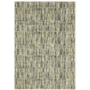 Oriental Weavers Seneca Indoor Area Rug - Luxurious High Pile With Modern Geometric Designs In Soft Tones Green,Blue Polypropylene Sse01a117165st