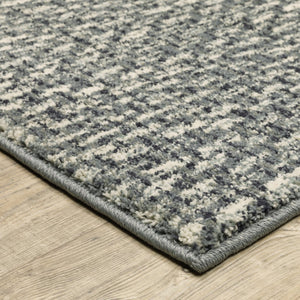 Oriental Weavers Seneca Indoor Area Rug - Modern High Pile Design In Soft Textured Polypropylene For Cozy Spaces Blue,Ivory Polypropylene Sse02a061091st