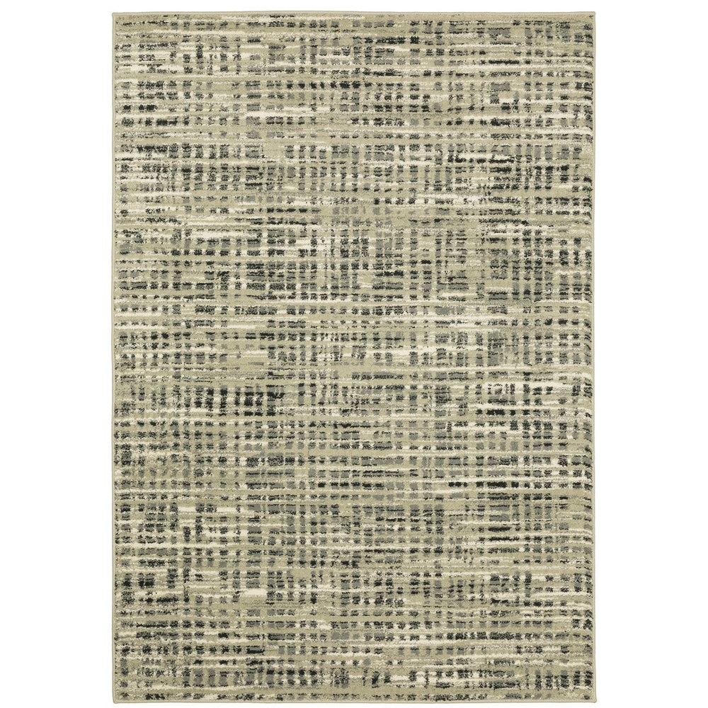 Oriental Weavers Seneca Indoor Area Rug - Soft, High-pile Design With Modern Geometric Patterns For Elegant Spaces Beige,Grey Polypropylene Sse05a160220st