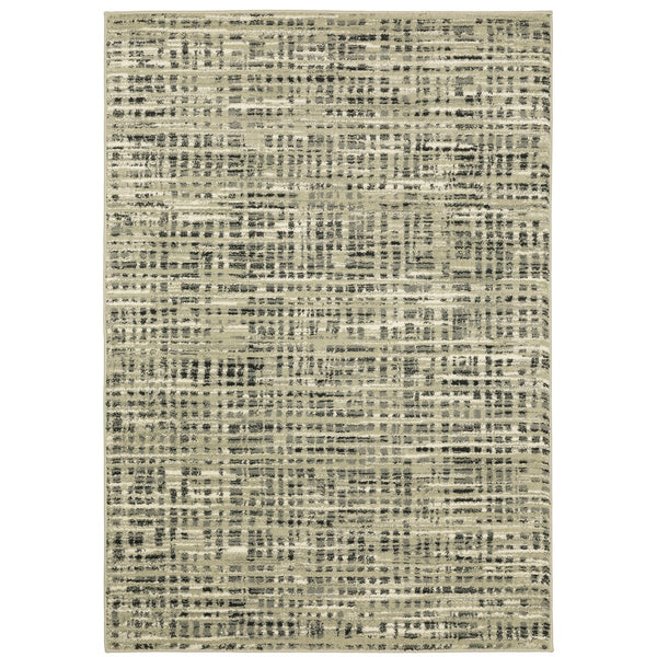 Oriental Weavers Seneca Indoor Area Rug - Soft, High-pile Design With Modern Geometric Patterns For Elegant Spaces Beige,Grey Polypropylene Sse05a160220st