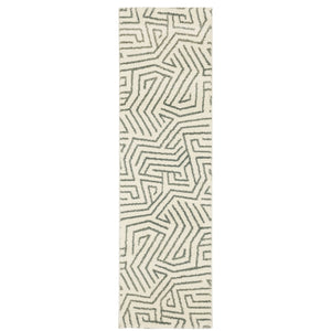 Oriental Weavers Seneca Indoor Area Rug - Luxurious High Pile Design With Soft Textures In Modern Abstract Styles Beige,Grey Polypropylene Sse08a067230st