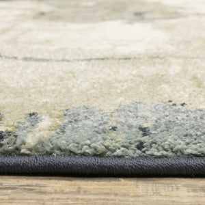 Oriental Weavers Seneca Indoor Area Rug - Luxurious High Pile, Modern Geometric Design In Soft Shades For Your Home Blue,Grey Polypropylene Sse11a067230st