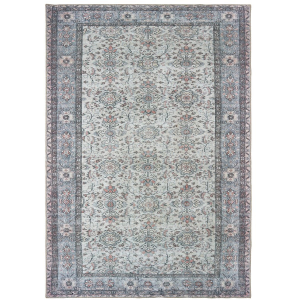 Oriental Weavers Sofia Antique-style Indoor Area Rug In Distressed Traditional Patterns For Timeless Home Elegance Ivory,Blue Polyester S85814130190st