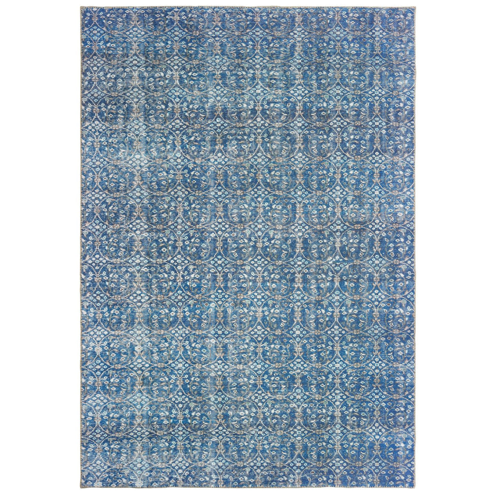 Oriental Weavers Sofia Antique-inspired Indoor Area Rug - Distressed Traditional Design For Timeless Home Elegance Blue,Brown Polyester S85815130190st