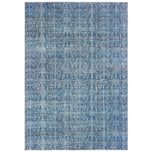 Oriental Weavers Sofia Antique-inspired Indoor Area Rug - Distressed Traditional Design For Timeless Home Elegance Blue,Brown Polyester S85815130190st