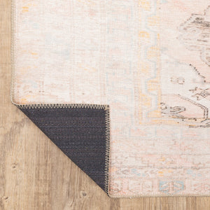 Oriental Weavers Sofia Antique-inspired Indoor Area Rug - Distressed Traditional Patterns With Elegant Stitching Pink,Blue Polyester S85820130190st