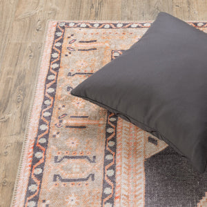 Oriental Weavers Sofia Indoor Area Rug – Antique Hand-knotted Look, Distressed Patterns, Perfect For Any Room Decor Grey,Gold Polyester S85823053080st