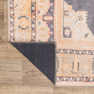 Oriental Weavers Sofia Indoor Area Rug – Antique Hand-knotted Look, Distressed Patterns, Perfect For Any Room Decor Grey,Gold Polyester S85823053080st