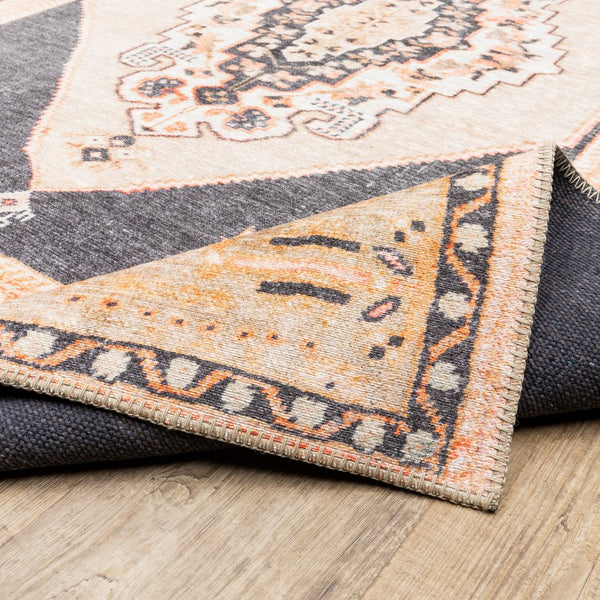 Oriental Weavers Sofia Indoor Area Rug – Antique Hand-knotted Look, Distressed Patterns, Perfect For Any Room Decor Grey,Gold Polyester S85823053080st