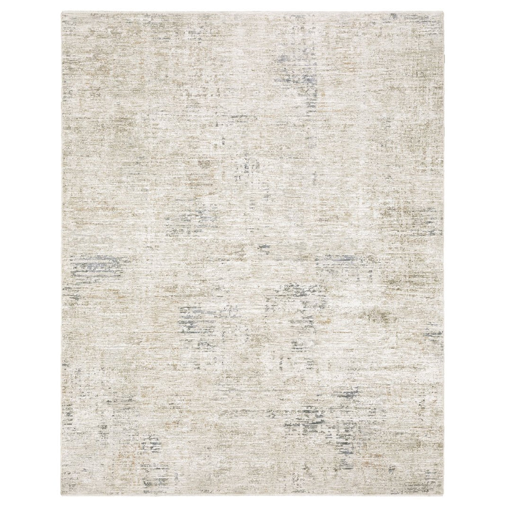 Oriental Weavers Soho Indoor Area Rug - Soft Polyester, Abstract Design In Warm Neutrals And Tranquil Blues Beige,Grey Polyester Ssoh02300387st