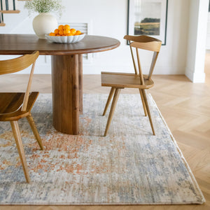 Oriental Weavers Soleri Modern Abstract Area Rug - Vibrant Colors, Soft Wool Blend, Cotton Fringe, Made In Egypt Beige,Gold Wool Ssol03300394st