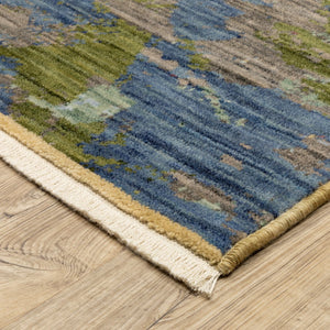 Oriental Weavers Soleri Indoor Area Rug - Vibrant Abstract Design In Colorful Shades, Luxurious Wool Blend Craftsmanship Beige,Multi Wool Ssol04060092st