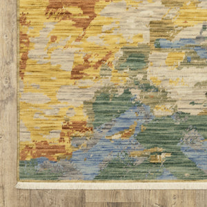 Oriental Weavers Soleri Indoor Area Rug - Vibrant Abstract Design In Colorful Shades, Luxurious Wool Blend Craftsmanship Beige,Multi Wool Ssol04060092st