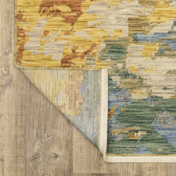 Oriental Weavers Soleri Indoor Area Rug - Vibrant Abstract Design In Colorful Shades, Luxurious Wool Blend Craftsmanship Beige,Multi Wool Ssol04060092st