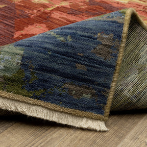 Oriental Weavers Soleri Indoor Area Rug - Vibrant Abstract Design In Colorful Shades, Luxurious Wool Blend Craftsmanship Beige,Multi Wool Ssol04060092st
