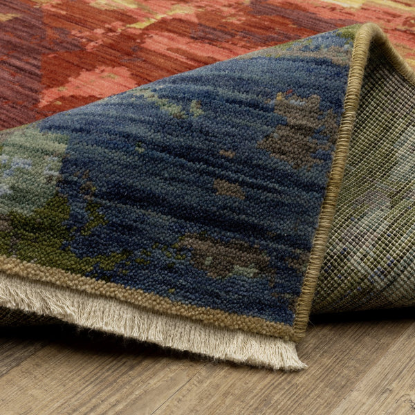 Oriental Weavers Soleri Indoor Area Rug - Vibrant Abstract Design In Colorful Shades, Luxurious Wool Blend Craftsmanship Beige,Multi Wool Ssol04060092st