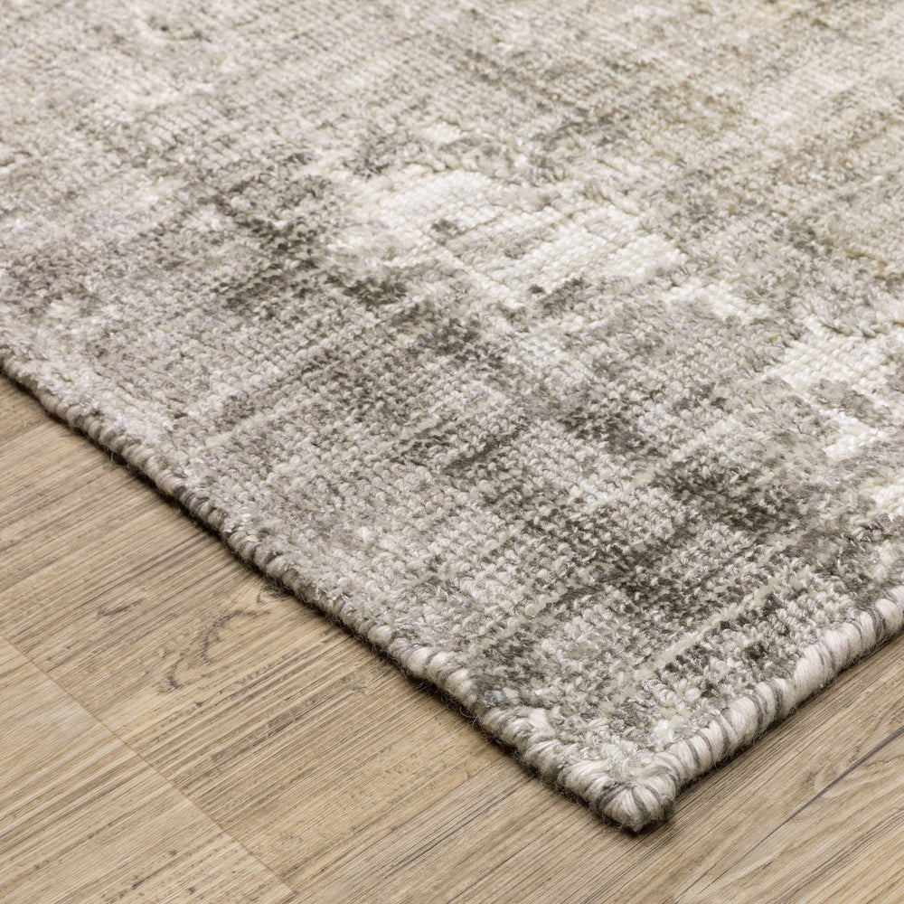 Oriental Weavers Solstice Hand-loomed Grey And Beige Area Rug - Organic Abstract Design For Modern Sophistication Grey,Beige Wool Ssls01274365st
