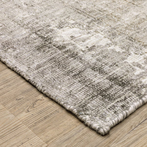 Oriental Weavers Solstice Hand-loomed Grey And Beige Area Rug - Organic Abstract Design For Modern Sophistication Grey,Beige Wool Ssls01274365st