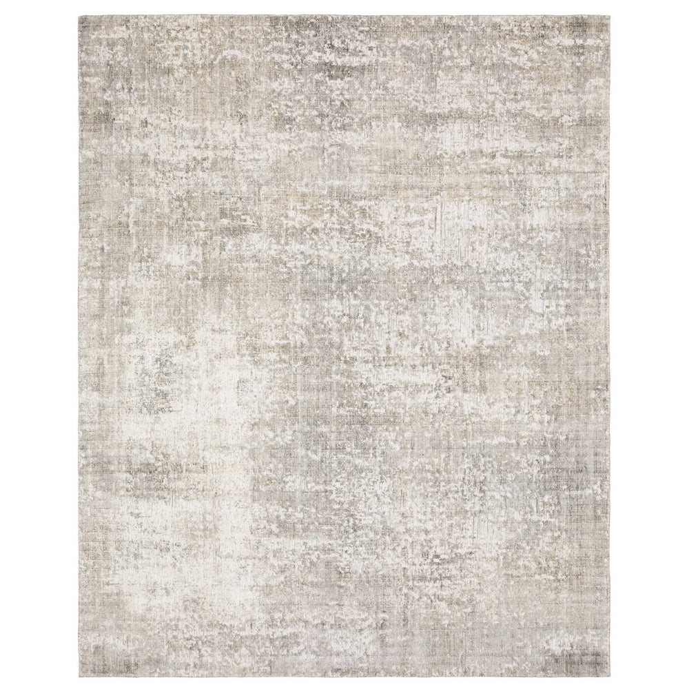 Oriental Weavers Solstice Hand-loomed Grey And Beige Area Rug - Organic Abstract Design For Modern Sophistication Grey,Beige Wool Ssls01274365st