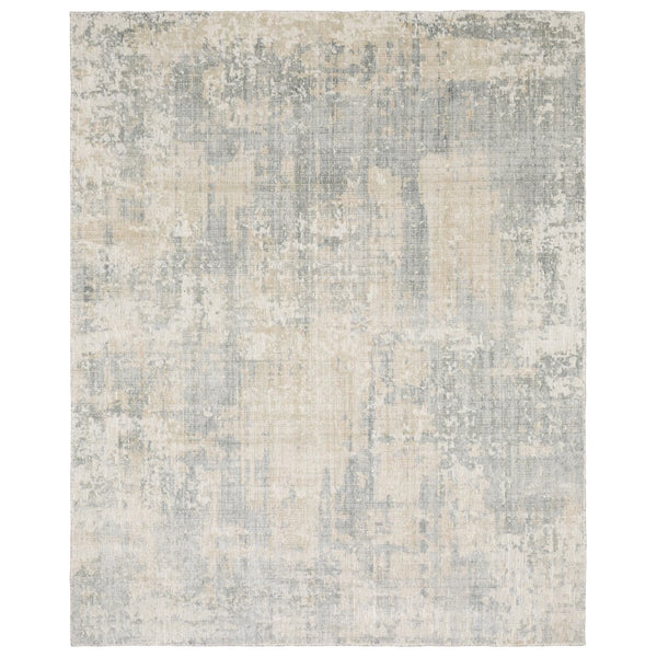 Oriental Weavers Solstice Hand-loomed Slate And Beige Indoor Area Rug - Luxurious Bamboo Silk & Wool Blend Decor Slate,Beige Wool Ssls03183274st