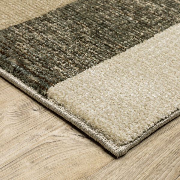 Oriental Weavers Strada Indoor Area Rug - Contemporary Art Deco Design With Soft Curves For Modern Home Décor Brown,Beige Nylon Sstr02067253st