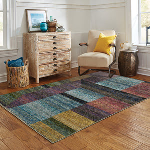 Oriental Weavers Strada Contemporary Area Rug - Elegant Art Deco Design With Soft Curves And Linear Forms Multi,Colored Nylon Sstr04100170st