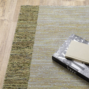 Oriental Weavers Strada Contemporary Art Deco Indoor Area Rug - Soft Curves And Linear Forms For Elegant Spaces Gold,Green Nylon Sstr05100170st