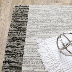 Oriental Weavers Strada Contemporary Indoor Area Rug - Artistic Soft Curves & Linear Forms For Modern Spaces Charcoal,Grey Nylon Sstr06067253st