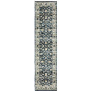Oriental Weavers Sumter Indoor Area Rug - Machine Washable, Soft Low-pile, Non-slip Backing For High-traffic Spaces Blue,Ivory Polyester Ssum02061244st