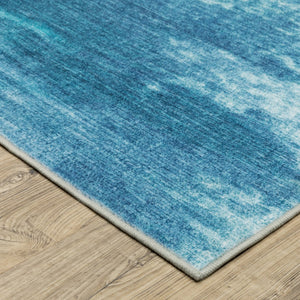 Oriental Weavers Sumter Indoor Area Rug - Machine Washable, Non-slip Backing, Soft Low-pile, Traditional Design Blue,Ivory Polyester Ssum10152213st