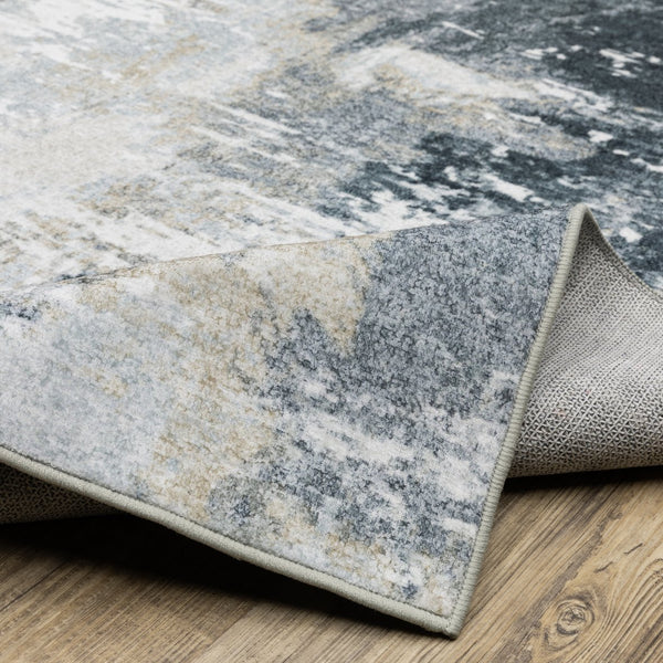 Oriental Weavers Sumter Indoor Area Rug - Machine Washable, Non-slip Backing, Soft Low-pile For Family Living Spaces Ivory,Grey Polyester Ssum12061091st