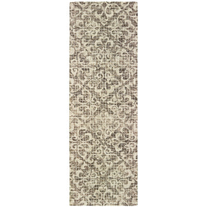Oriental Weavers Tallavera Hand-tufted Wool Area Rug With Cozy Looped Construction For Casual Spaces And Timeless Style Brown,Ivory Wool T55607076243st