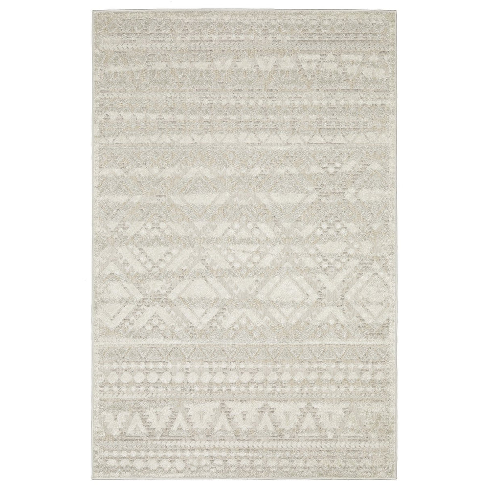 Oriental Weavers Tangier Indoor Area Rug - Global Patterns In Neutral Tones With Plush Textured Design For Any Decor Beige,Ivory Polypropylene Ttan01240330st