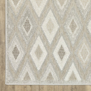 Oriental Weavers Tangier Indoor Area Rug - Global Patterns In Neutral Tones For A Sophisticated Home Décor Look Beige,Grey Polypropylene Ttan02300390st