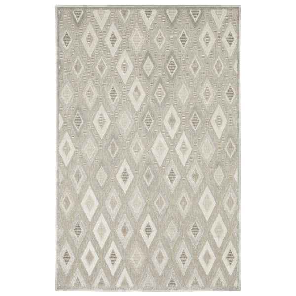 Oriental Weavers Tangier Indoor Area Rug - Global Patterns In Neutral Tones For A Sophisticated Home Décor Look Beige,Grey Polypropylene Ttan02300390st