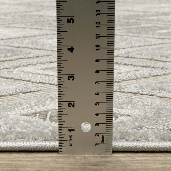 Oriental Weavers Tangier Indoor Area Rug - Global Patterns In Neutral Tones For A Sophisticated Home Décor Look Beige,Grey Polypropylene Ttan02300390st