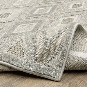 Oriental Weavers Tangier Indoor Area Rug - Global Patterns In Neutral Tones For A Sophisticated Home Décor Look Beige,Grey Polypropylene Ttan02300390st