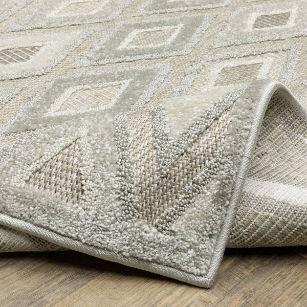 Oriental Weavers Tangier Indoor Area Rug - Global Patterns In Neutral Tones For A Sophisticated Home Décor Look Beige,Grey Polypropylene Ttan02300390st