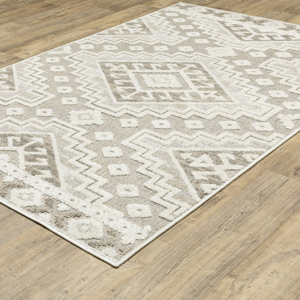 Oriental Weavers Tangier Indoor Area Rug - Elegant Global Patterns In Neutral Tones For A Stylish Home Décor Upgrade Beige,Brown Polypropylene Ttan03300390st