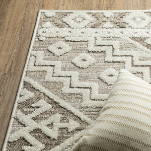 Oriental Weavers Tangier Indoor Area Rug - Elegant Global Patterns In Neutral Tones For A Stylish Home Décor Upgrade Beige,Brown Polypropylene Ttan03300390st