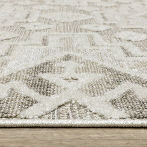 Oriental Weavers Tangier Indoor Area Rug - Elegant Global Patterns In Neutral Tones For A Stylish Home Décor Upgrade Beige,Brown Polypropylene Ttan03300390st