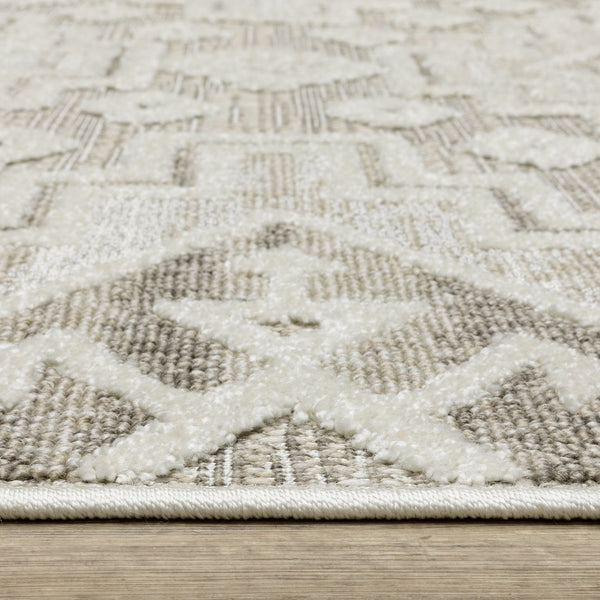 Oriental Weavers Tangier Indoor Area Rug - Elegant Global Patterns In Neutral Tones For A Stylish Home Décor Upgrade Beige,Brown Polypropylene Ttan03300390st