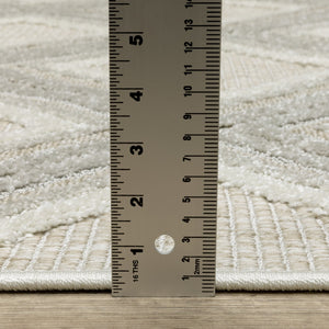 Oriental Weavers Tangier Indoor Area Rug - Elegant Global Patterns In Neutral Tones For Sophisticated Decor Grey,Beige Polypropylene Ttan04300390st