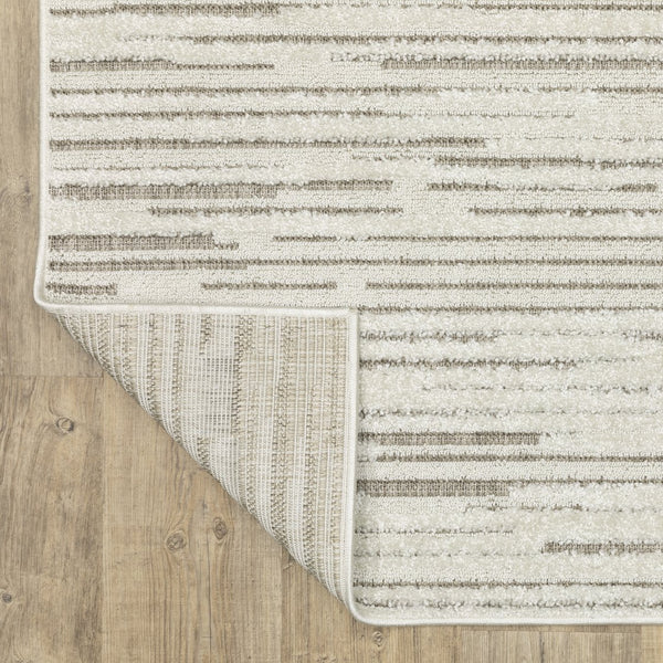 Oriental Weavers Tangier Indoor Area Rug - Global Patterns In Neutral Tones With Textured, Multi-level Construction Ivory,Brown Polypropylene Ttan07100152st