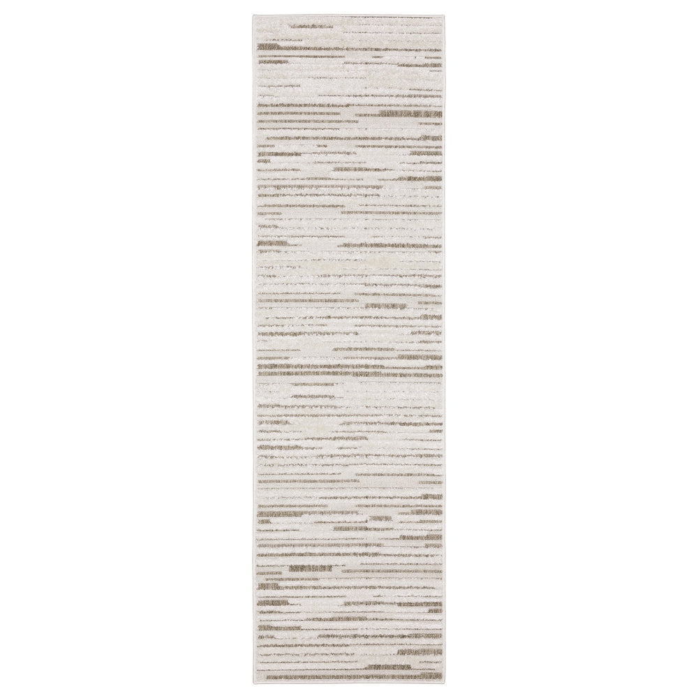 Oriental Weavers Tangier Indoor Area Rug - Global Patterns In Neutral Tones With Textured, Multi-level Construction Ivory,Brown Polypropylene Ttan07068230st