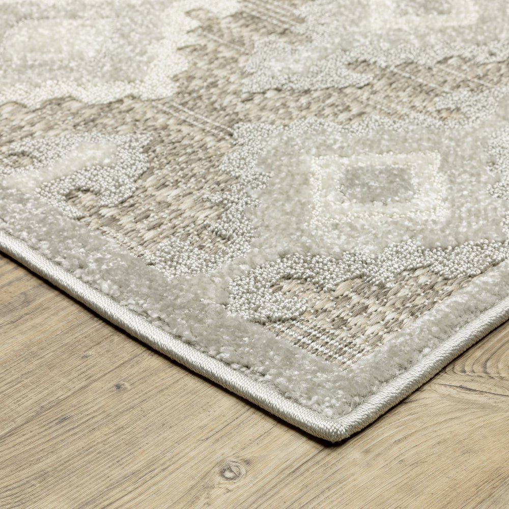 Oriental Weavers Tangier Indoor Area Rug - Global Patterns In Neutral Tones Perfect For Elevating Your Decor Beige,Grey Polypropylene Ttan08240330st