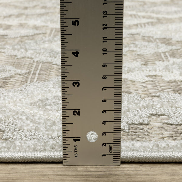 Oriental Weavers Tangier Indoor Area Rug - Global Patterns In Neutral Tones Perfect For Elevating Your Decor Beige,Grey Polypropylene Ttan08240330st