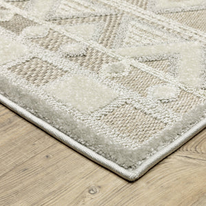 Oriental Weavers Tangier Indoor Area Rug - Elegant Global Patterns In Neutral Tones For Sophisticated Decor Beige,Grey Polypropylene Ttan09300390st